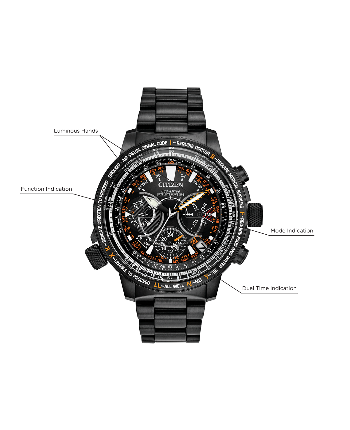 Citizen Satellite Wave GPS Eco-Drive Limited Edition Black Watch | Citizen